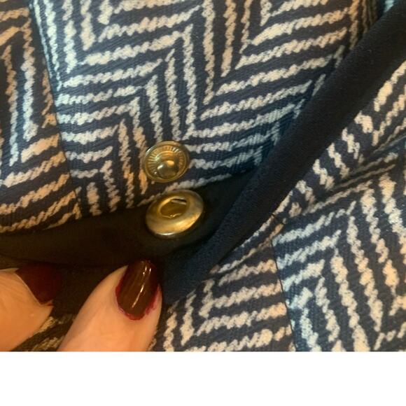 J Crew Diamond Quilted Puffer Vest M Houndstooth Black Cream  Preppy Womens - Picture 11 of 11